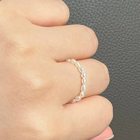 Pearl Stacking Ring - Picture 1 of 8